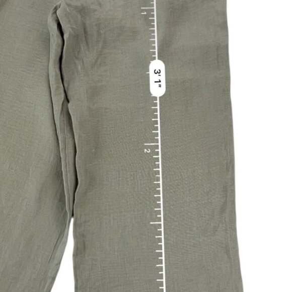 Cynthia Rowley 100% Linen Wide Leg Coastal Boho Size L - Picture 8 of 12